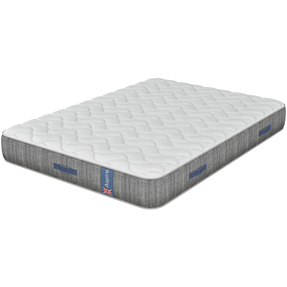 Aspire PureRest Small Double Medium Comfort Eco Foam Pocket Spring Hybrid Mattress Image 1