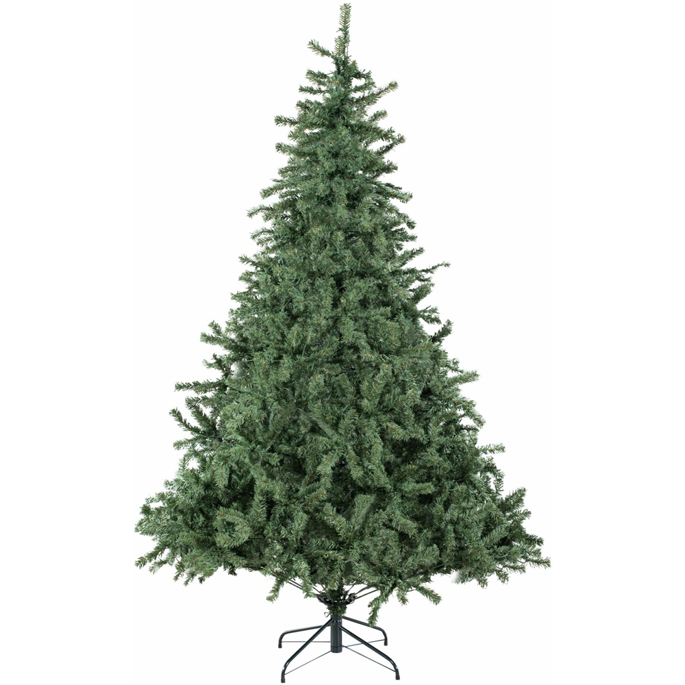 Abrihome Green Artificial Christmas Tree with 1132 Tips 7ft Image 1