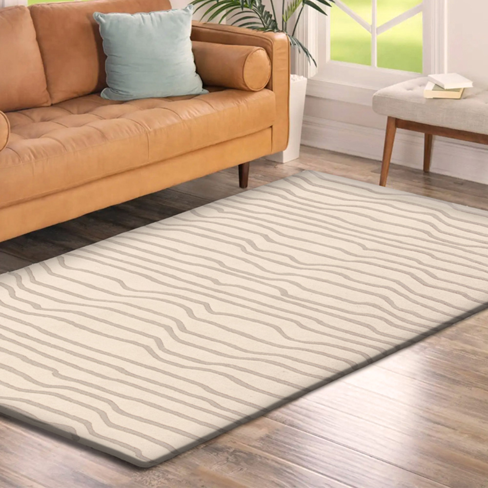 Esselle Home Aura Dune Natural and Mink Rug 120 x 170cm Image 2