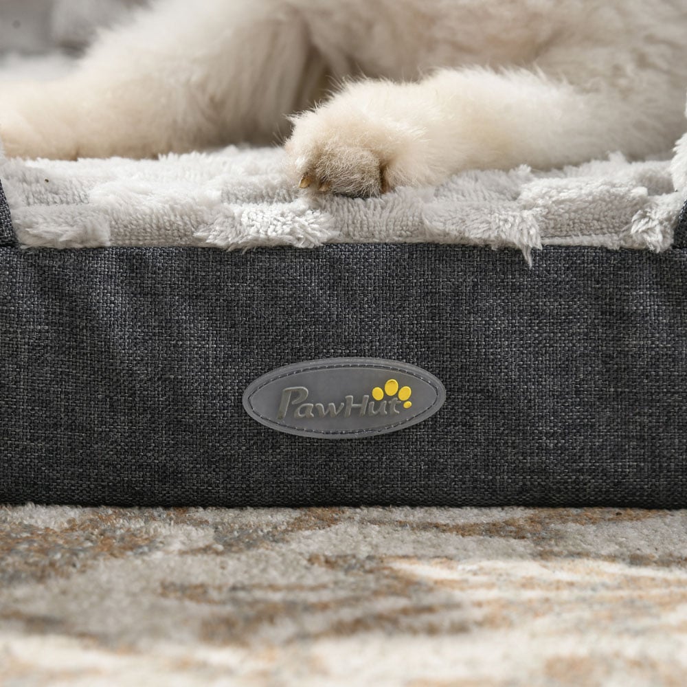 PawHut Charcoal Grey Large Dog Bed Image 3
