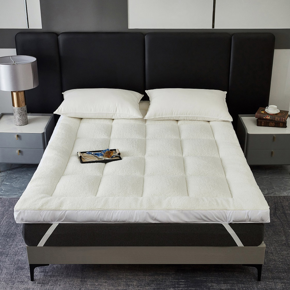 Ezysleep Super King Size Sherpa All Season Mattress Topper Image 2