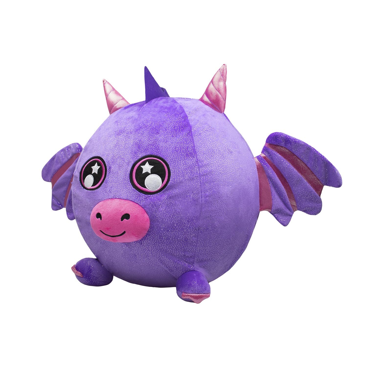 Biggies Purple Dragon Plush Toy XXL Size Image 2