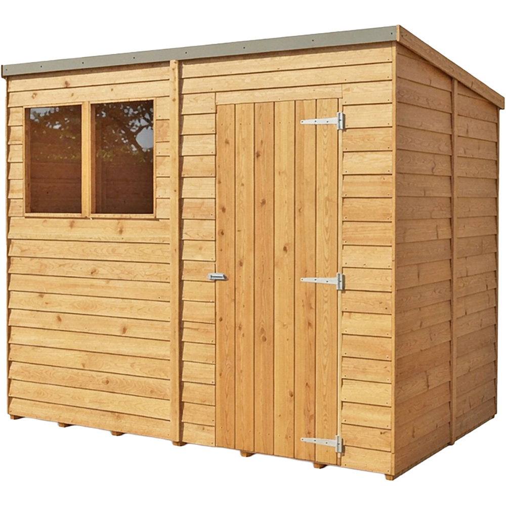 Shire 8 x 6ft Dip Treated Overlap Pent Shed Image 2
