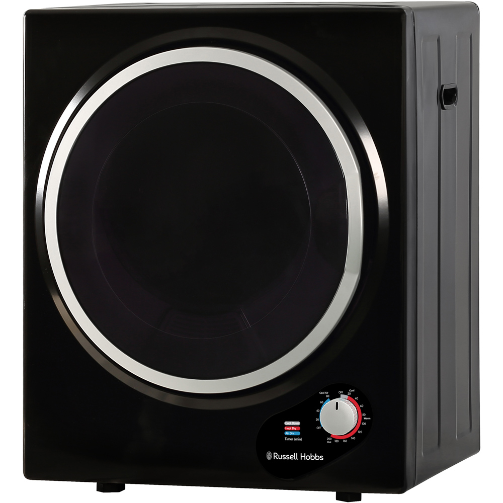 Russell Hobbs RH3VTD800B Black 2.5kg Vented Tumble Dryer Image 1