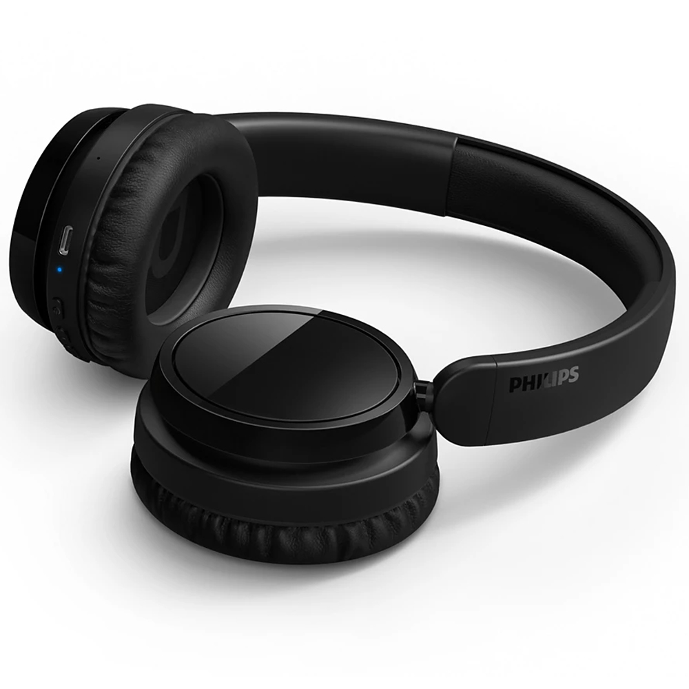 Philips 5000 Series TAH5209 Black Passive Noise Isolation Over-Ear Wireless BT Headphones Image 2