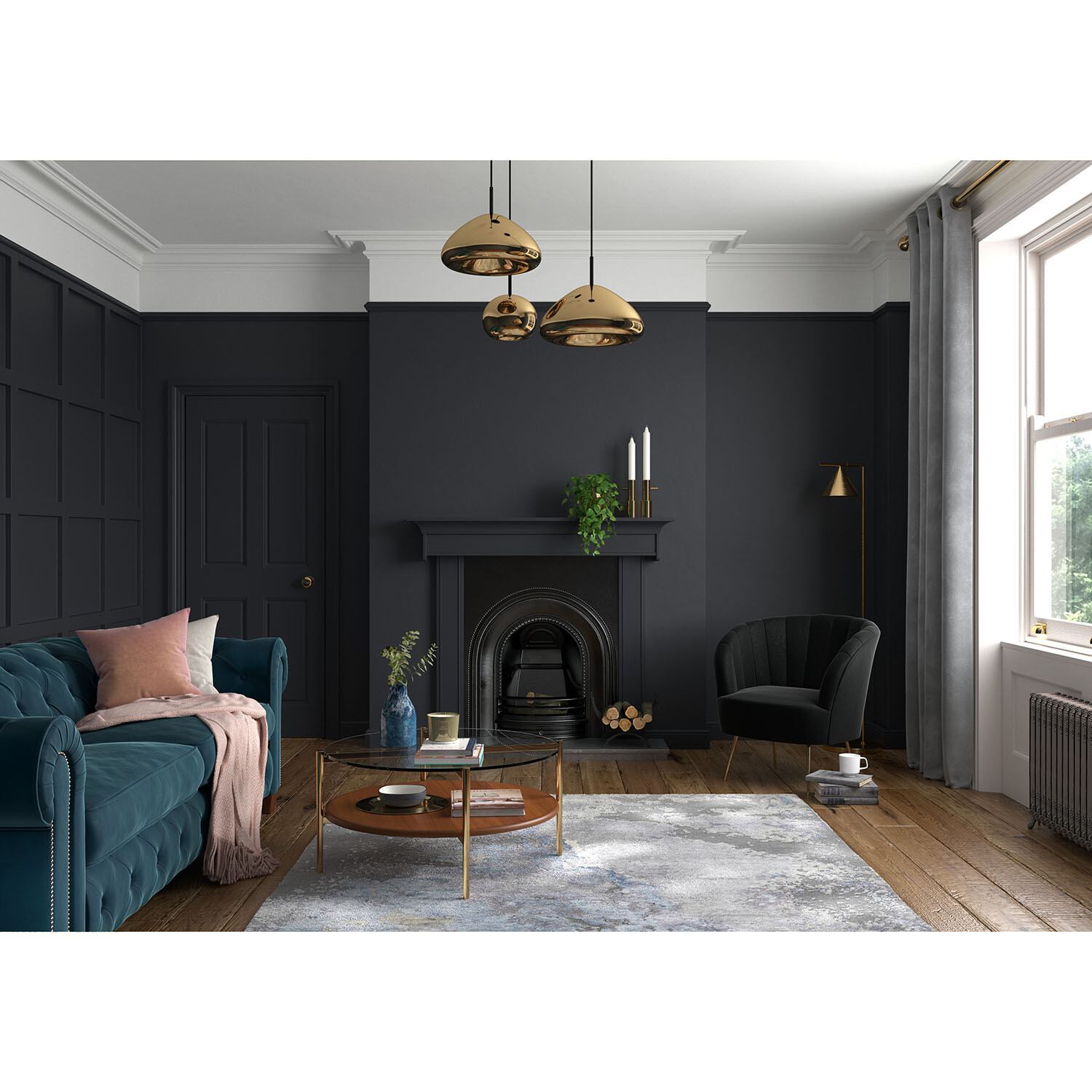 Dulux Heritage Walls and Ceilings Ravens Flight Velvet Matt Emulsion Paint 2.5L Image 4