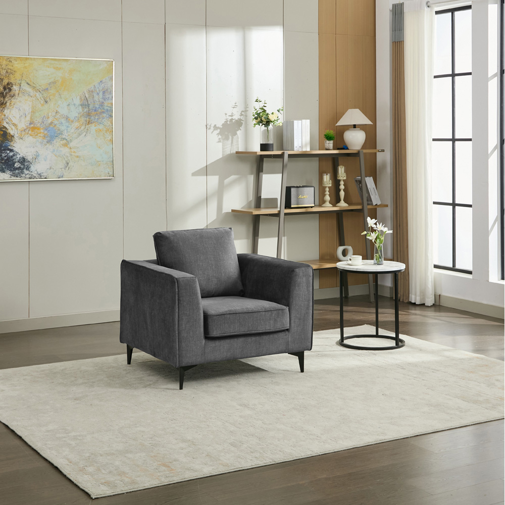 Brooklyn Graphite Grey Accent Chair Image 5