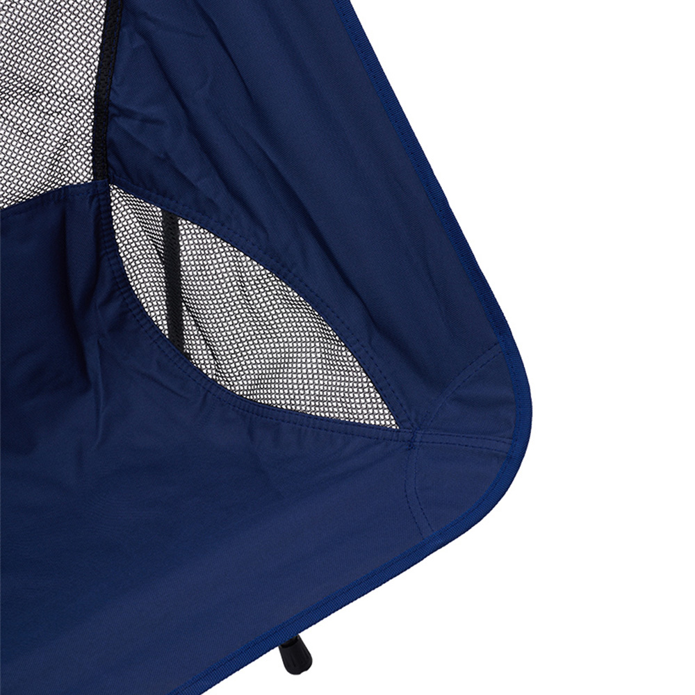 Living and Home Blue Breathable Mesh Foldable Camping Chair Image 4