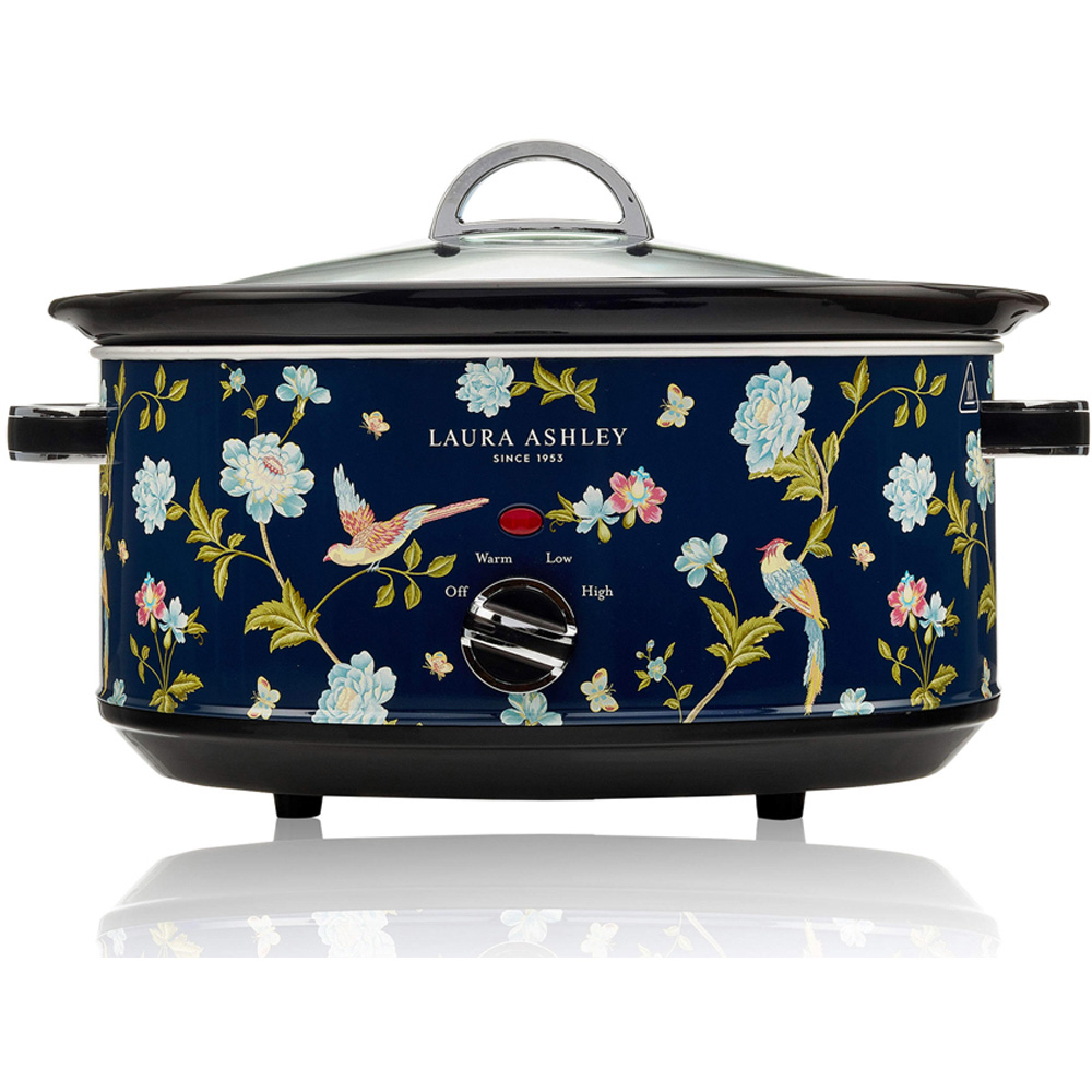 Laura Ashley Elveden VQSLWC6LLAENUK Navy 6.5L Slow Cooker Image 4