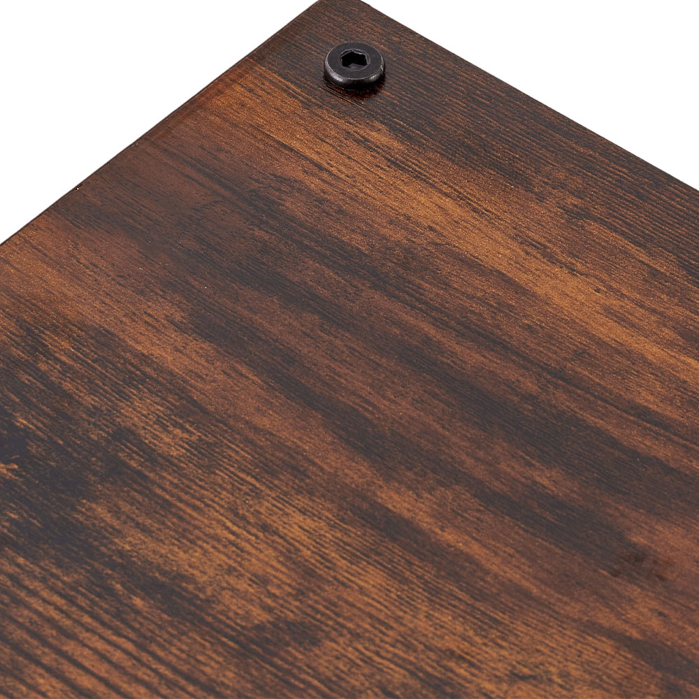 Living and Home 4-Tier Black Slim Kitchen Trolley Image 6