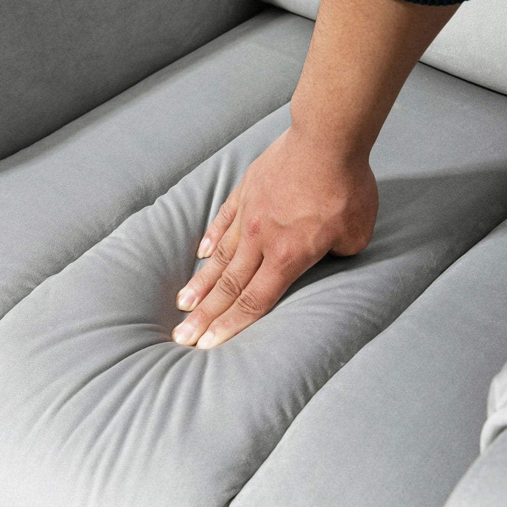 Portland Grey Vibration Massage Rise and Recliner Chair Image 3