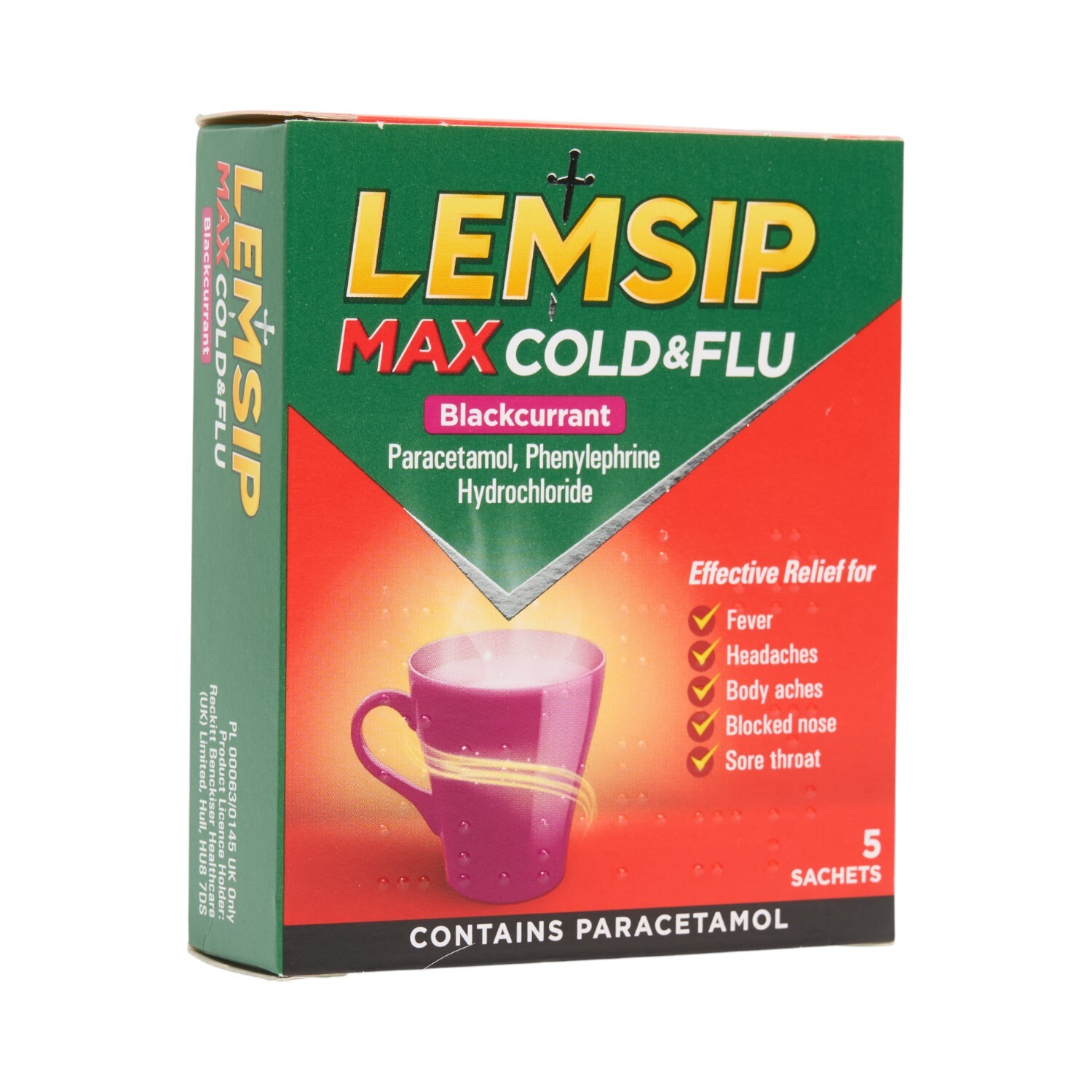 Lemsip Max Cold and Flu Hot Drink Sachets Image 2