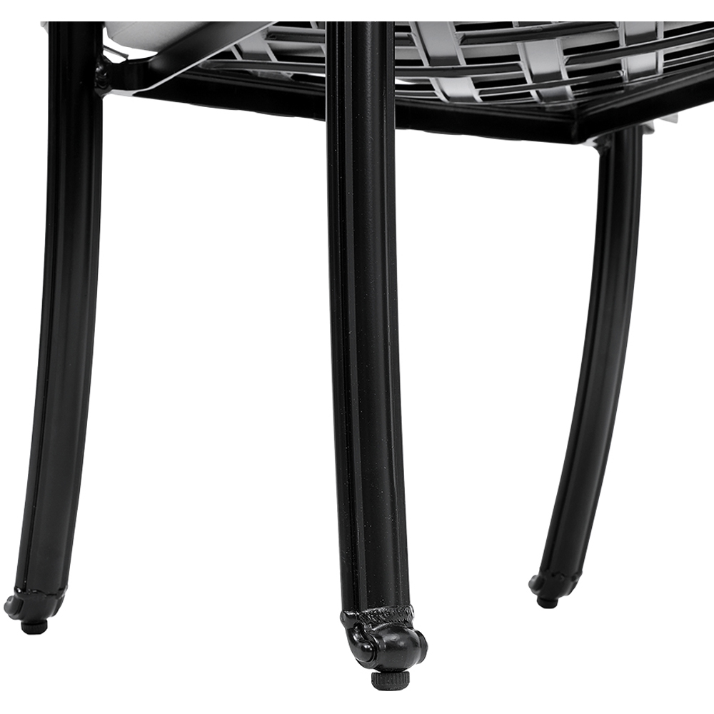 Living and Home Set of 4 Dining Armchairs with Cushions Image 6