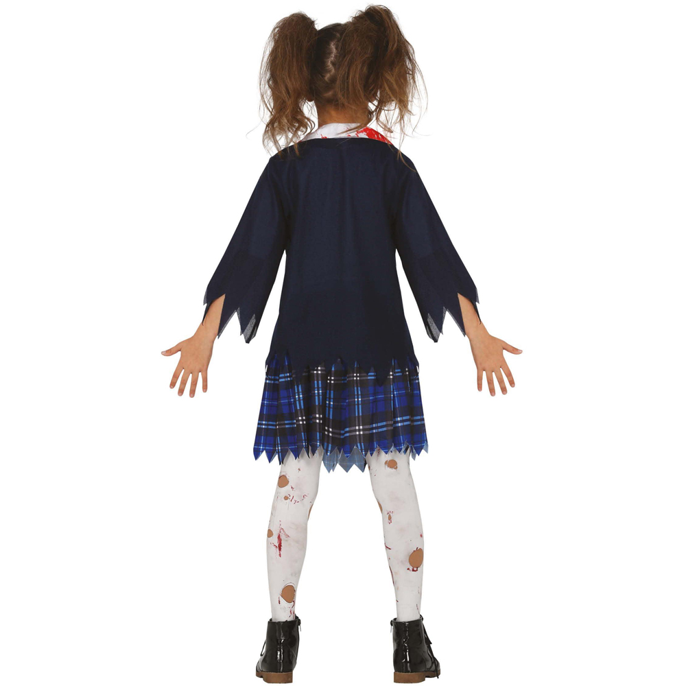 Fiestas Guirca Blue and White Zombie High Schooler Halloween Costume 5 to 6 Years Image 2