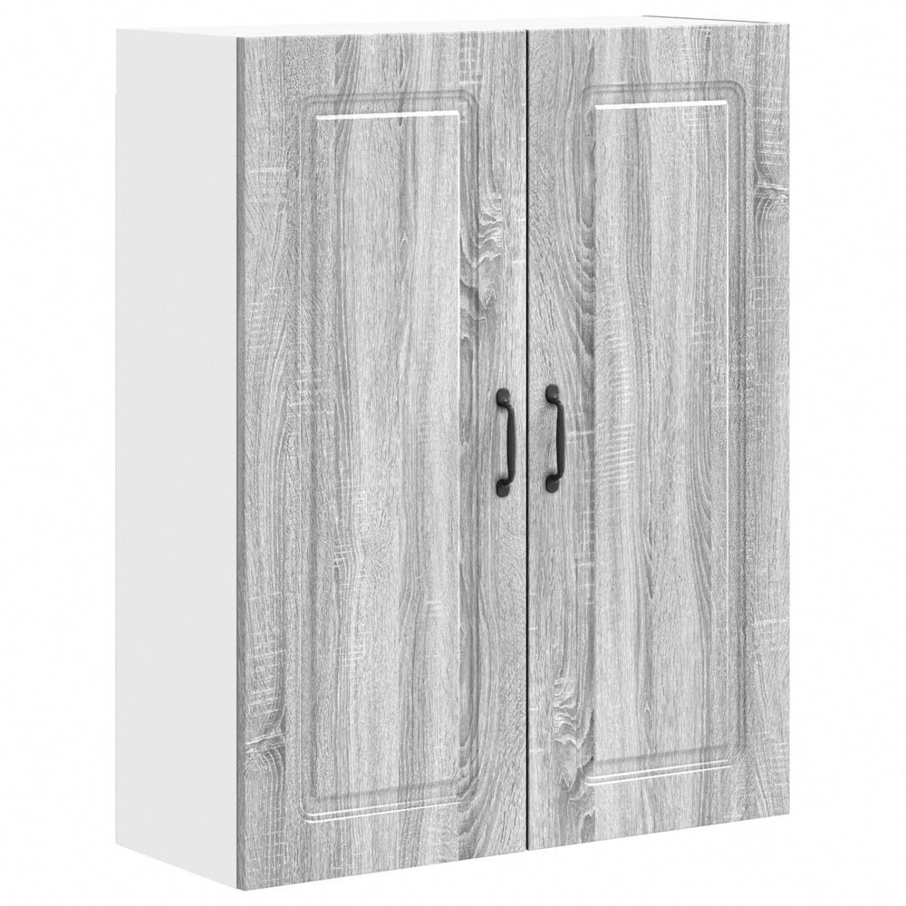 vidaXL 2 Door Concrete Grey Kitchen Wall Cabinet Image 2