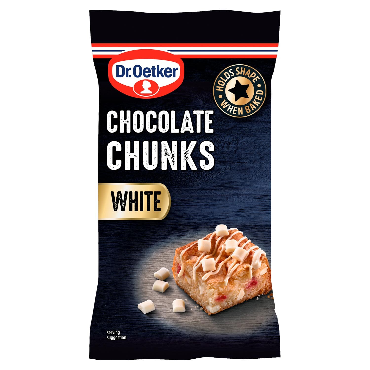 Dr. Oetker Chocolate Chunks - White Chocolate Image