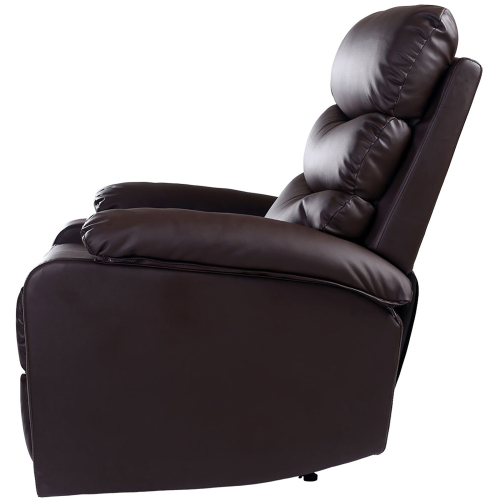 Furniture Online Ashby Brown Leather Recliner Chair Image 4