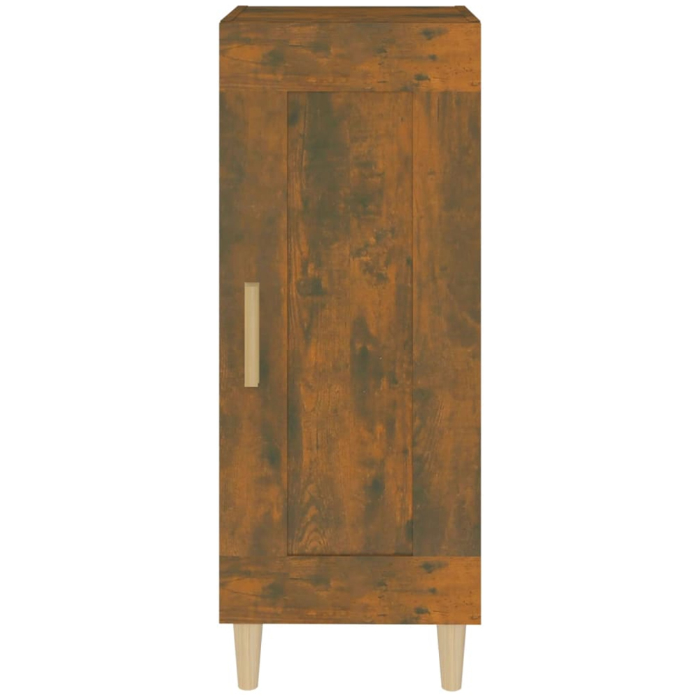 vidaXL Single Door Smoked Oak Sideboard Image 3