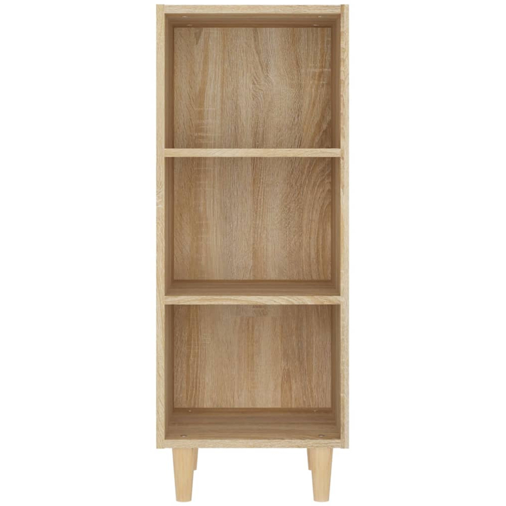 vidaXL 3 Shelf Sonoma Oak Sideboard Image 4