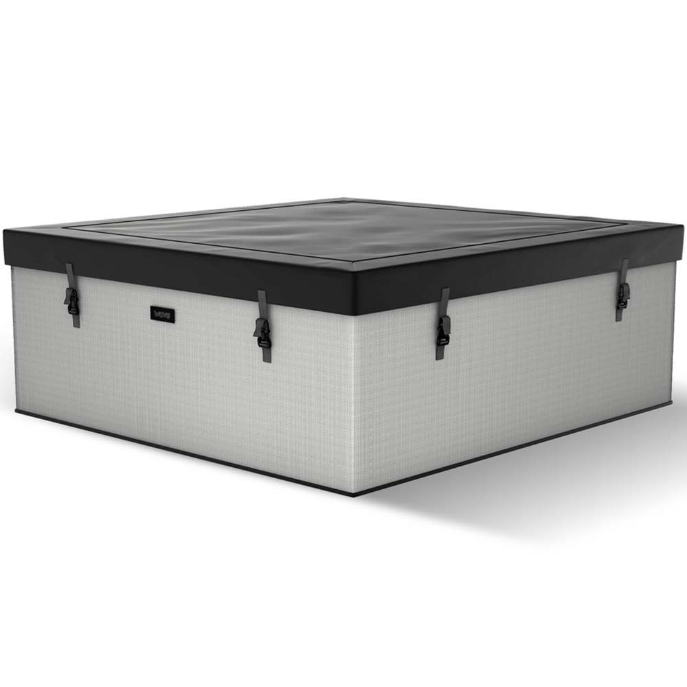 Wave Spas Garda 6 Person Graphite Grey Eco Foam Hot Tub with Integrated Heater Image 3