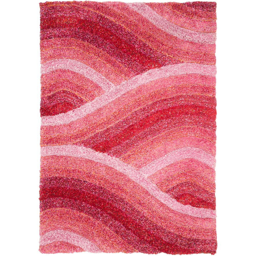 DS Living Wave Pink Ultra Plush Rug 160 x 230cm Image 1