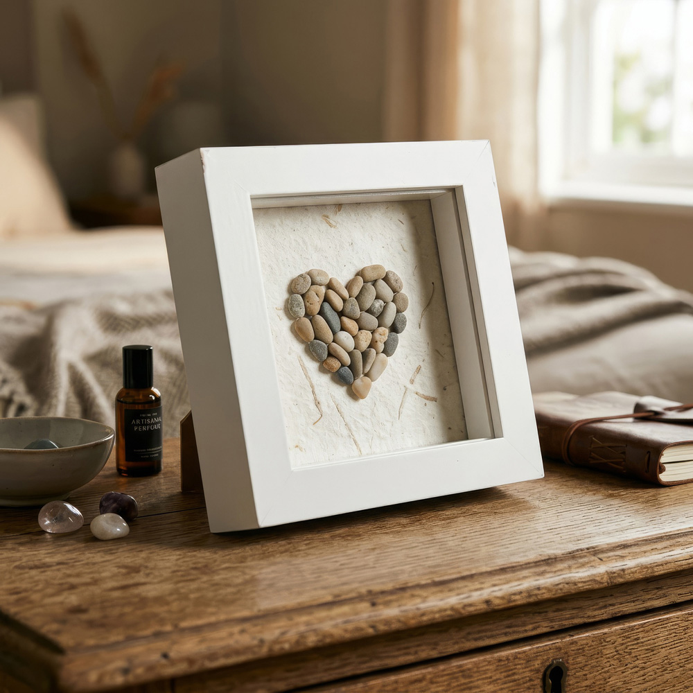 Nicola Spring White 3D Box Photo Frame 4 x 4 inch with White Mount 2 x 2 inch Image 4