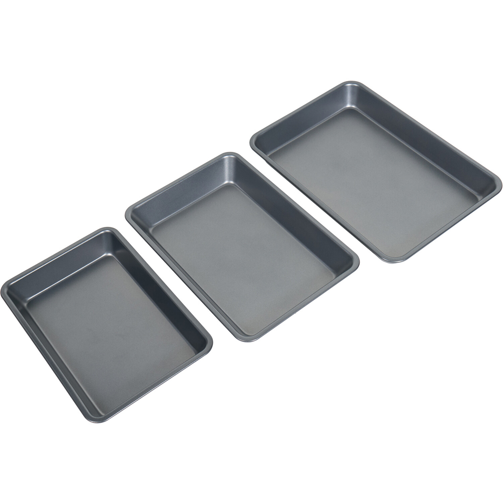 3 Piece My Kitchen Roaster Set Dark Grey Image 5