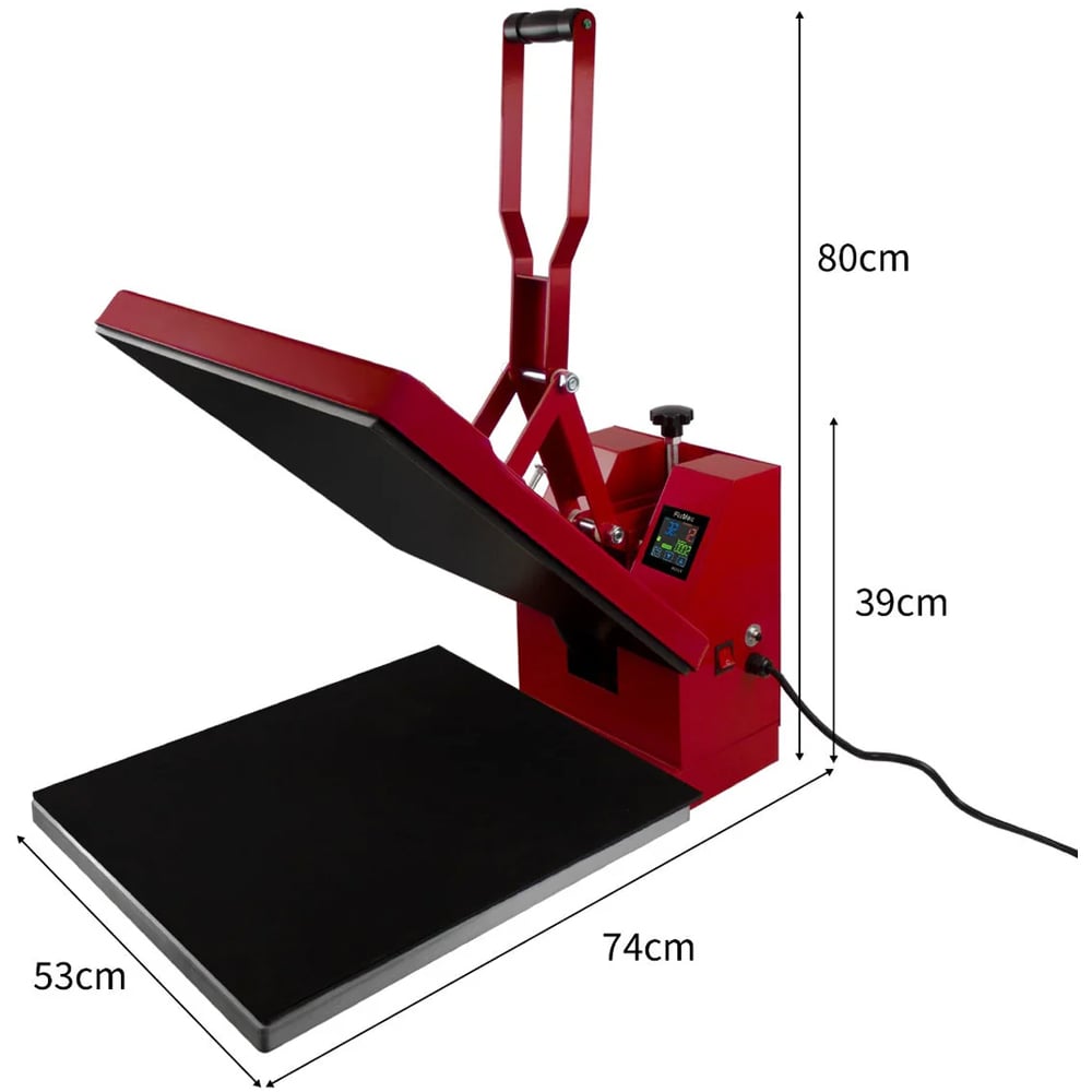 MonsterShop Clam Heat Press 50cm Teflon Sheet and Sublimation Paper Bundle Image 5