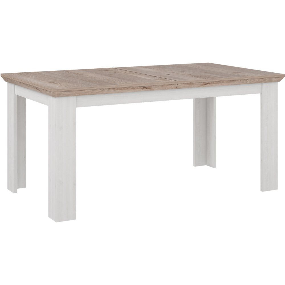 Florence Illopa 4 Seater Extending Dining Table Nelson and Snowy Oak Image 2