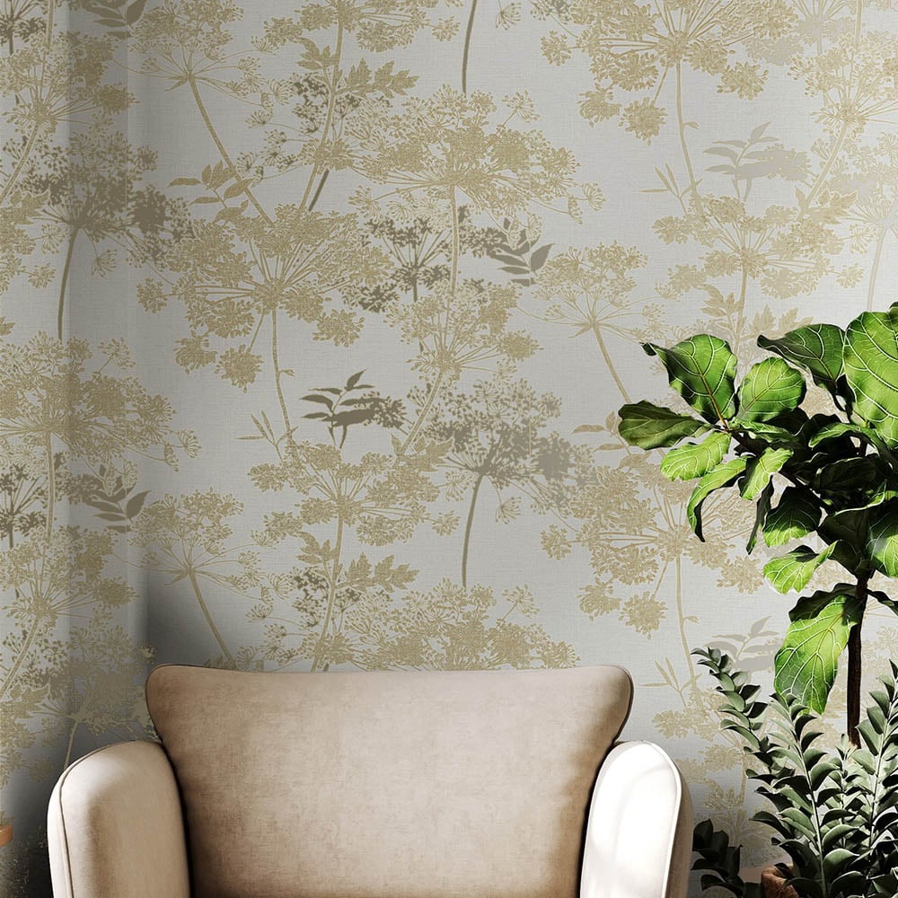 Superfresco Colours Meadow Cream Wallpaper Image 3