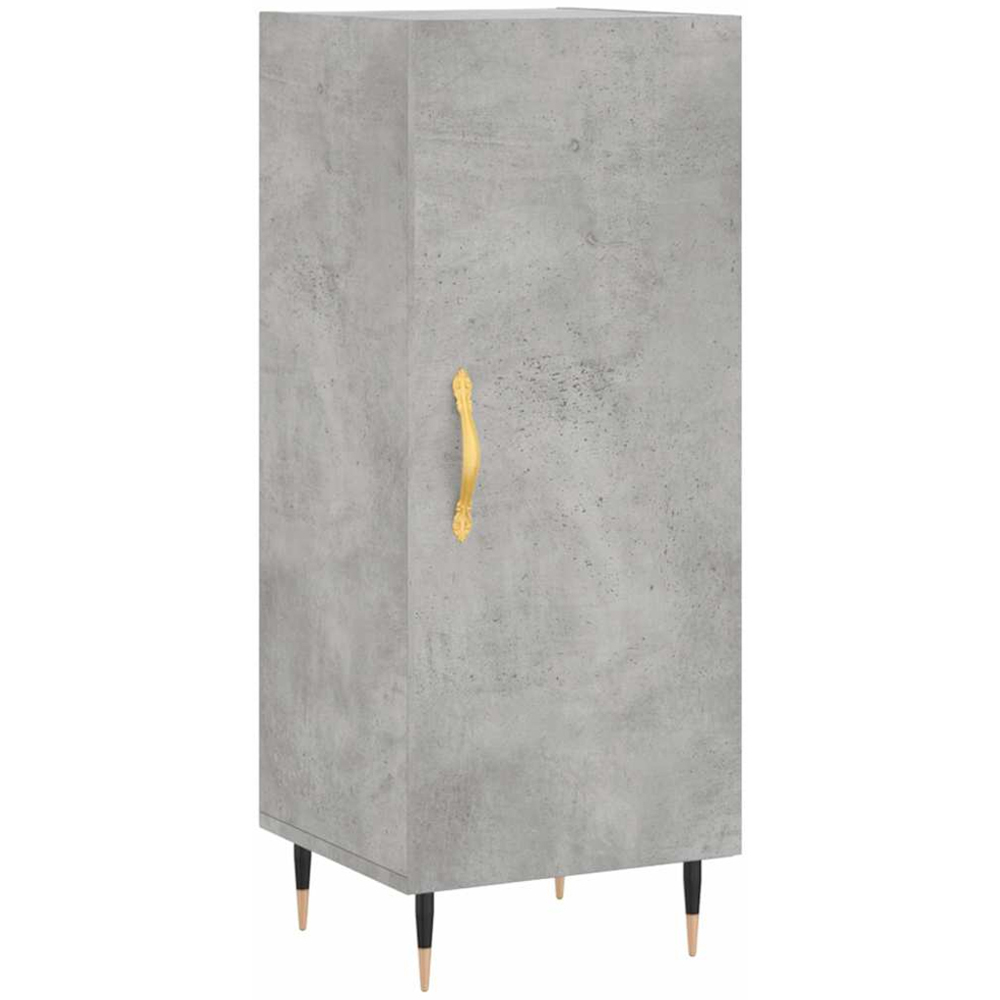 vidaXL 2 Door Concrete Grey Highboard Image 7