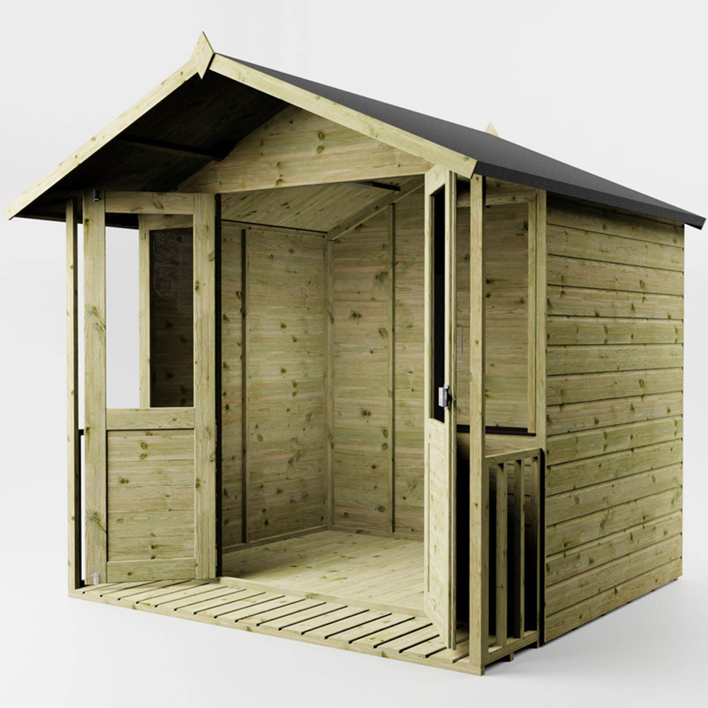 Mercia 7 x 7ft Double Door Traditional Summerhouse Image 3