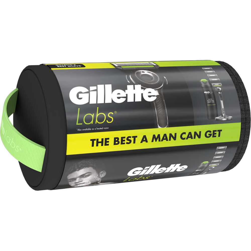 Gillette Labs 10 Piece Exfoliating Bar Razor Shaving Kit Image 2