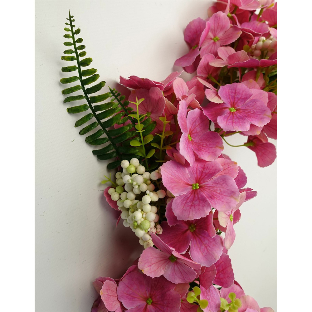 Leaf Trailing Pink Blossom Hanging Artificial Garland 150cm Image 4