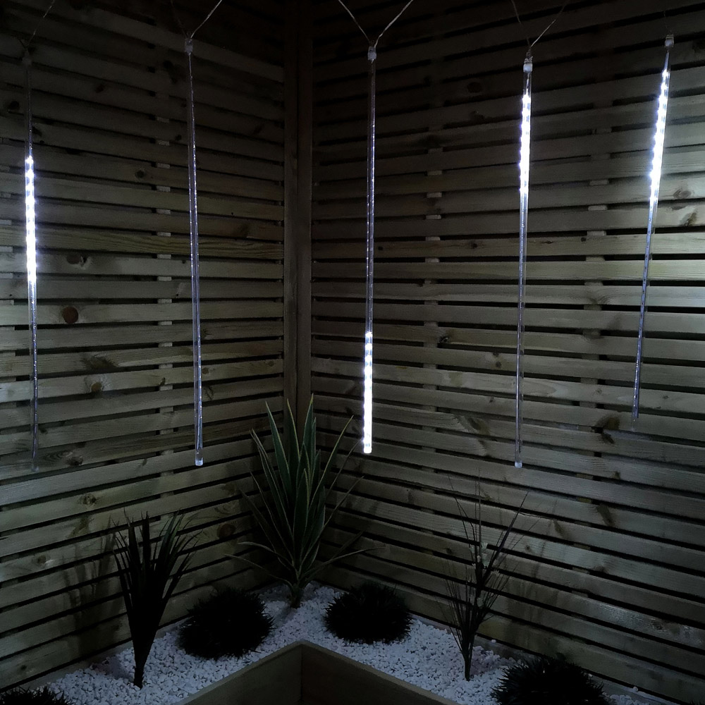 Samuel Alexander White LED Snow Shower Snowing Effect Lights Image 1