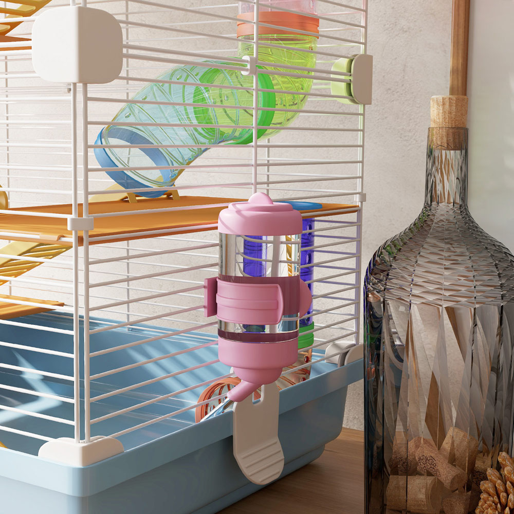 PawHut 5 Tier Light Blue Hamster Cage Image 3