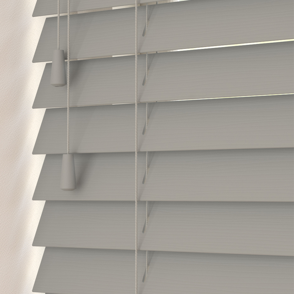 New Edge Blinds Grained Venetian Blinds Volcanic Grey 130cm Image 1