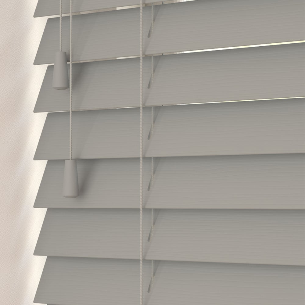 New Edge Blinds Grained Venetian Blinds Volcanic Grey 220cm Image 1