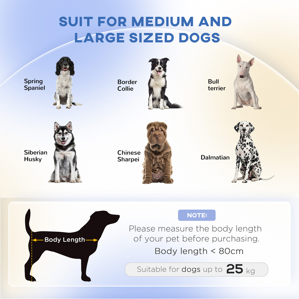 PawHut Blue Small Medium and Large Dogs Pet Sofa with Cushion Image 6