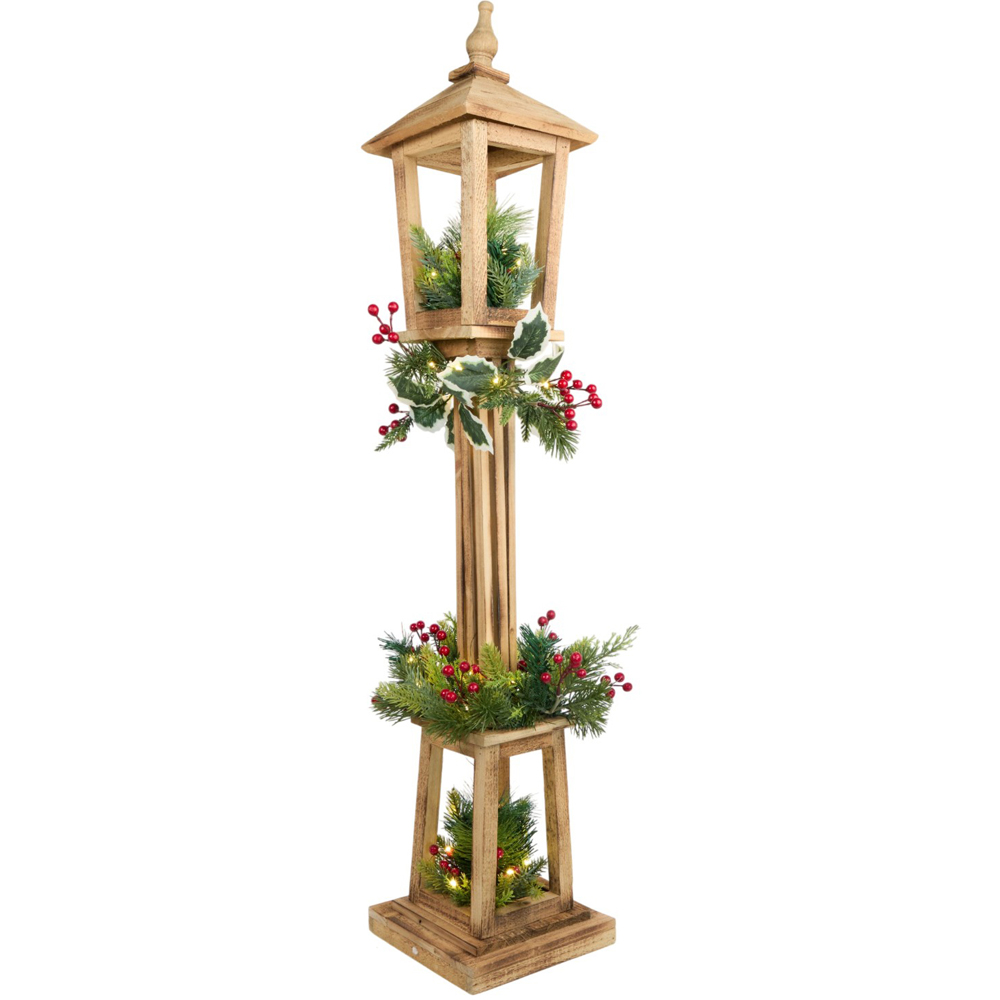 LED Natural Floristry Lantern Image 3