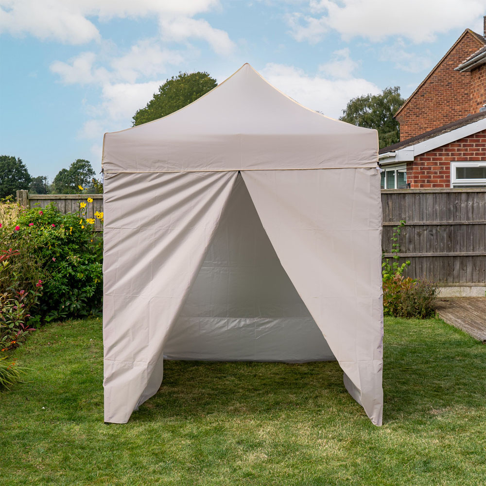 Jack Stonehouse 2 x 2m Beige Pop Up Gazebo Image 6