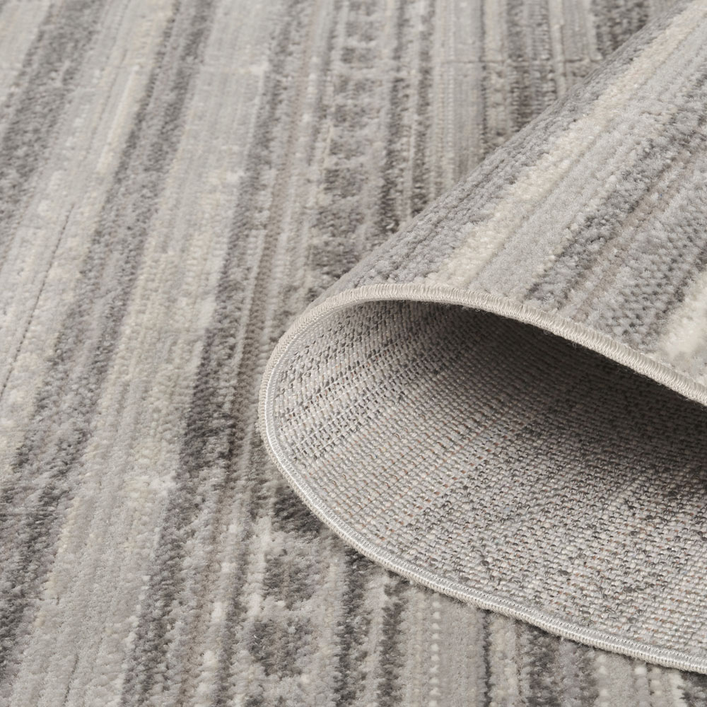 Desire Rugs Maia Grey Motif Non Slip Rug 160 x 240cm Image 4