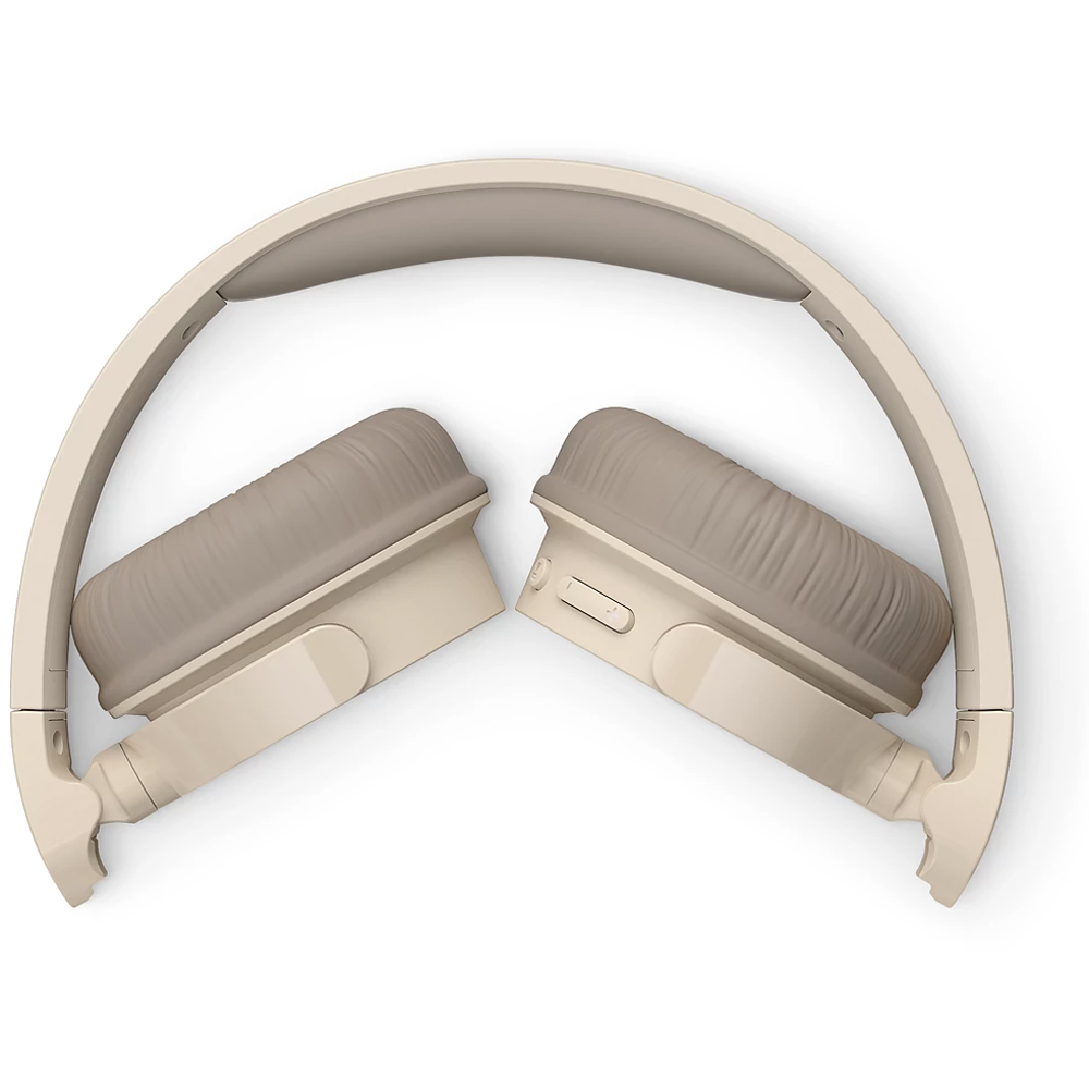 Philips TAH3209 Beige Passive Noise Isolation Lightweight On-Ear Wireless BT Headphones Image 4