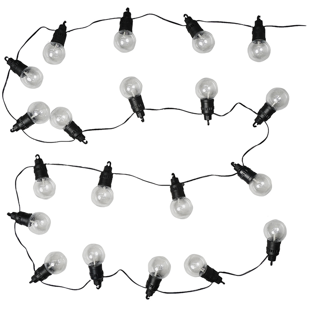 ValueLight Maritta Black Outdoor String Festoon Light Set of 10 Image 2