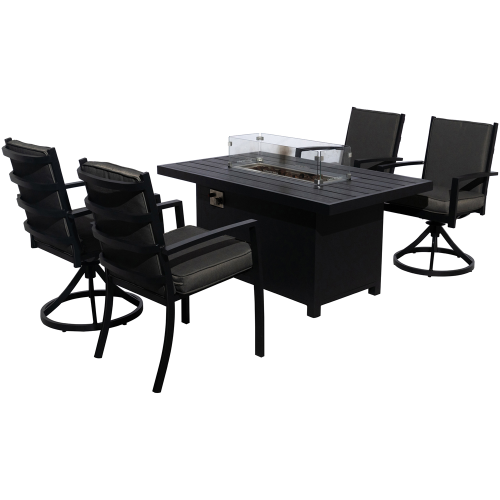 Furniture One 4 Seater Aluminium Garden Dining Set Image 3