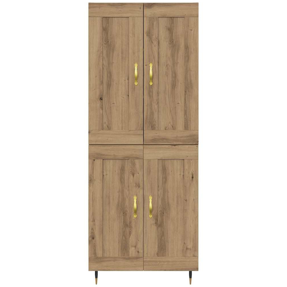 vidaXL 2 Door Artisan Oak Highboard Image 7