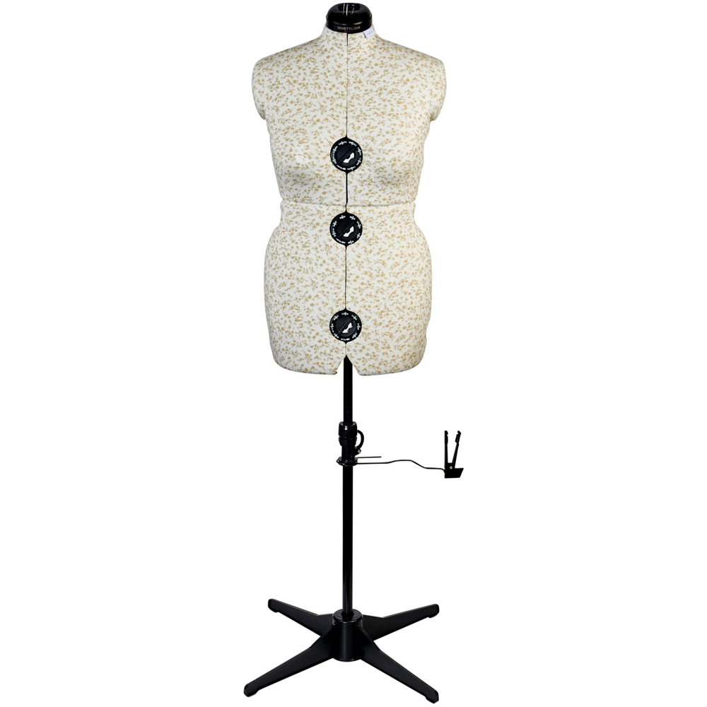 Sewing Online 5914B Sugar Ditsy Adjustable 8-Part Dressmakers Dummy with Hem Marker Medium Image 2