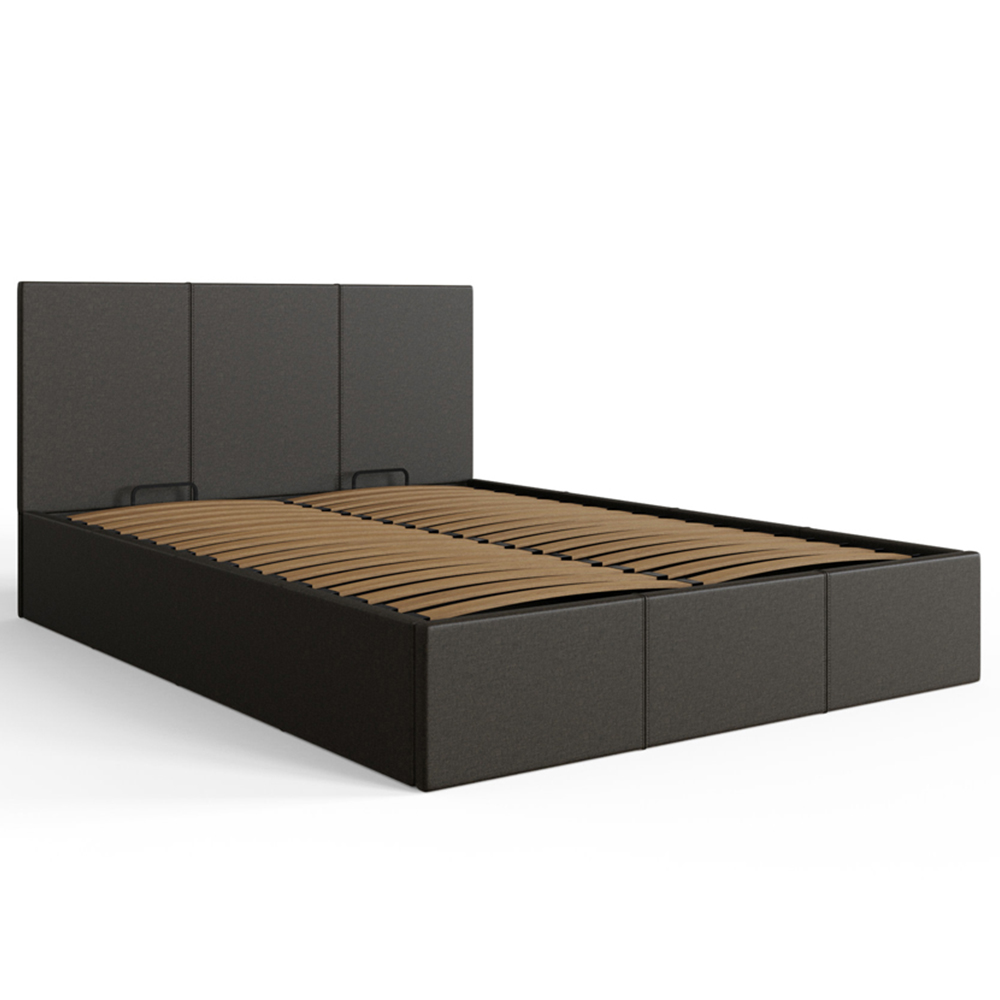 GFW King Size Grey End Lift Ottoman Bed Image 4