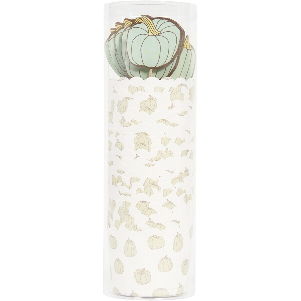 Pumpkin Cupcake Cases with Toppers Image 3