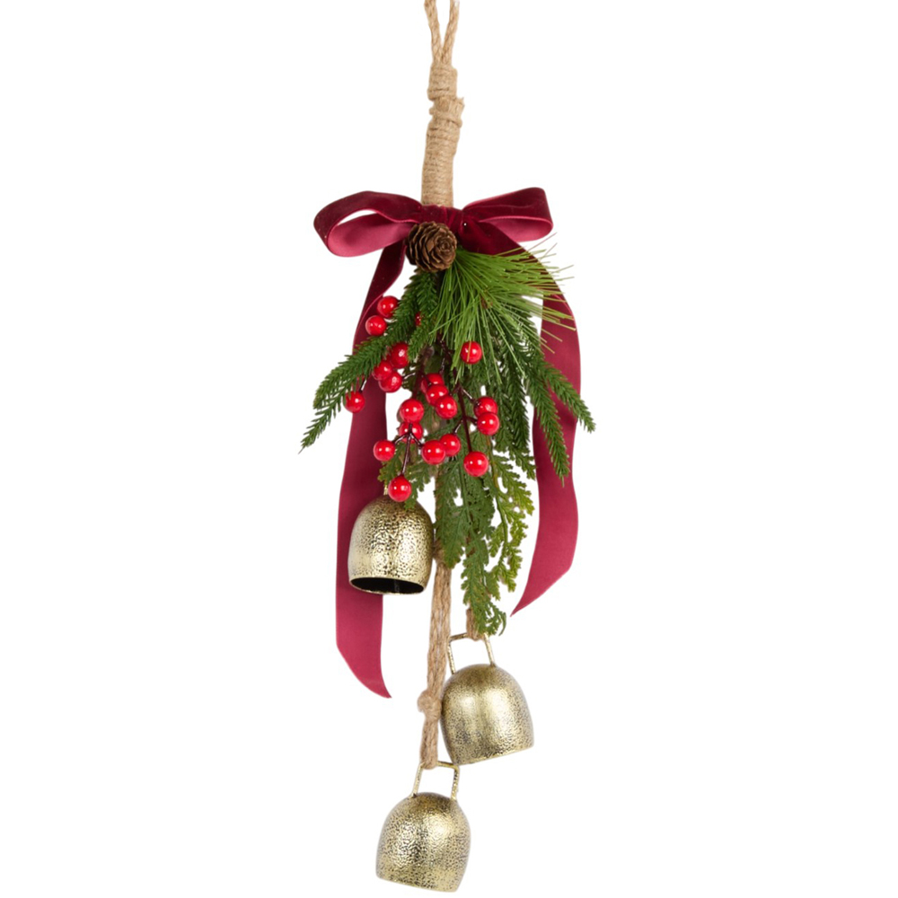 Red Berry Floristry Hanging Bells Image 1